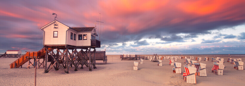 Organisieren Sie Ihre Gruppenreise nach St. Peter Ording mit FlixBus Mieten Busreisen Hamburg St. Peter Ording